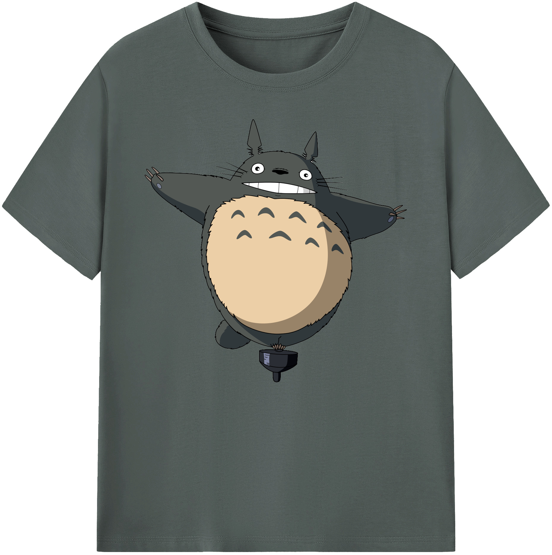 （画像用） となりのトトロ 草壁メイ 草壁サツキ My Neighbor Totoro Satsuki Kusakabe Mei Kusakabe 綿100％ メンズ半袖Tシャツ｜肌触りやわらか＆通気性